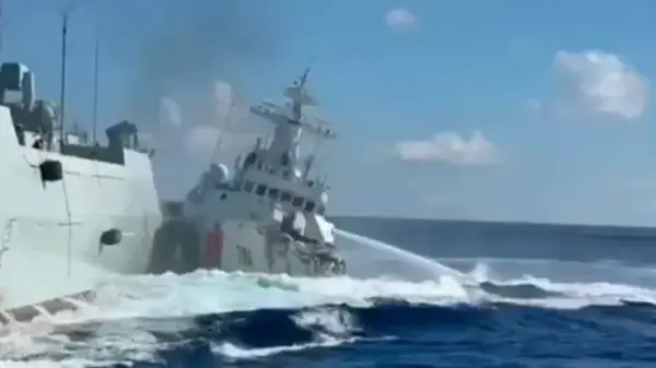Корабли Китая столкнулись, когда преследовали филиппинских рыбаков