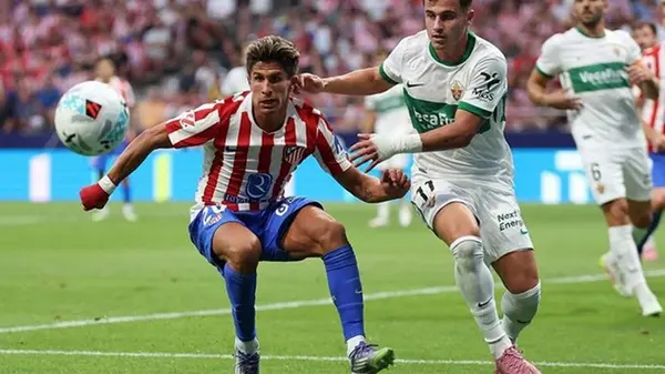 Атлетико Мадрид забивает на восьмой минуте, но Эльче сводит игру к ничьей