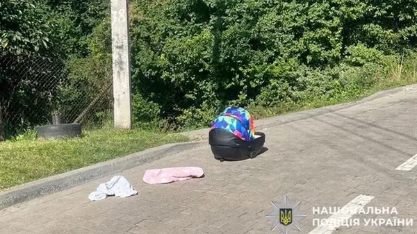 Во Львове мужчина поставил люльку с младенцем на крышу авто и поехал