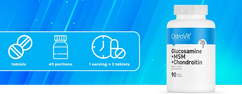 OstroVit Glucosamine Chondroitin MSM