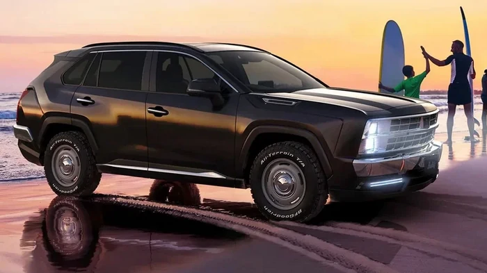 Необычная Toyota RAV4 с брутальным «американским» дизайном возвращается на рынок (видео)