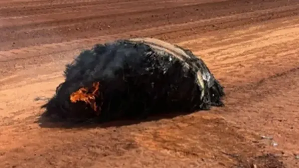 На Землю упал неизвестный объект из космоса: возможно, это обломки китайской ракеты (фото)