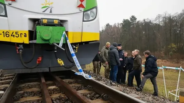 В Польше обнаружено второе повреждение на железной дороге