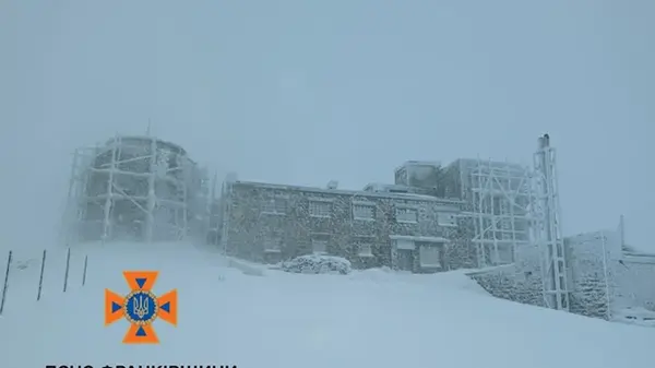 На горе Поп Иван температура упала до 14 градусов мороза