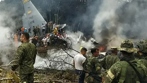 Авария самолета с военными в Колумбии: что известно
