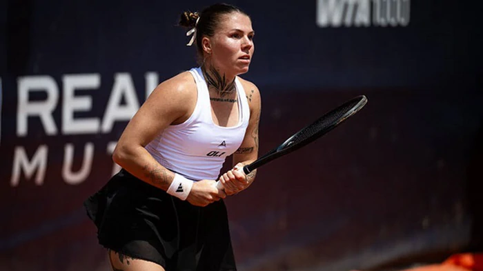 Олейникова впервые выиграла матч в основной сетке Грендслема