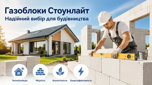Газоблоки Стоунлайт: надійний вибір для будівництва