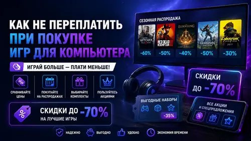 Как не переплатить при покупке игр для компьютера