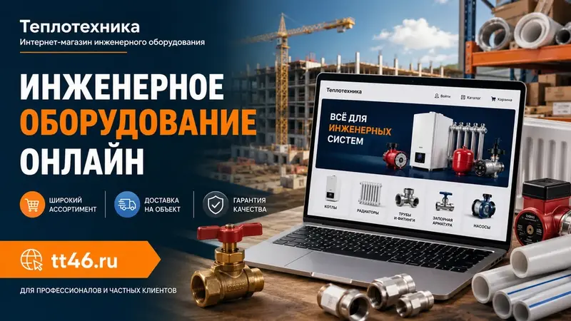 Интернет-магазин инженерного оборудования: запуск онлайн-платформы «Теплотехника»