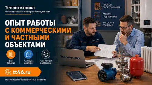 Опыт работы с коммерческими и частными объектами