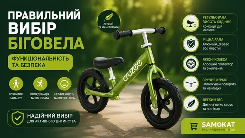 перший біговел для розвитку дитини