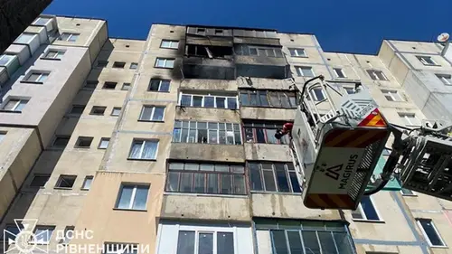 В Ровно во время пожара погиб ребенок, еще трое госпитализированы