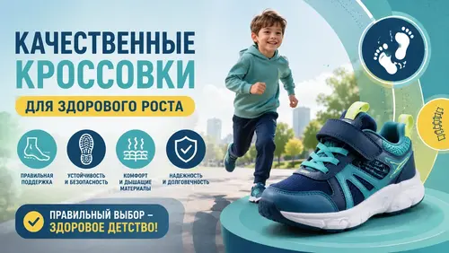 Кроссовки для ребенка: почему они должны быть качественными и как их правильно выбрать