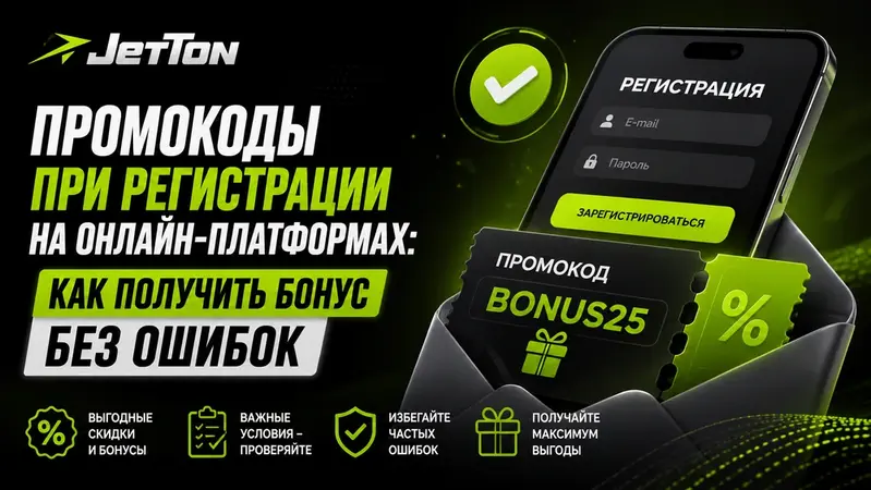Промокоды при регистрации на онлайн-платформах: как получить бонус без ошибок