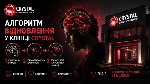 Алгоритм відновлення у клініці Crystal