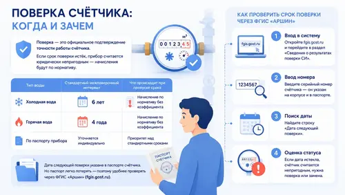 Поверка счётчика: когда и зачем