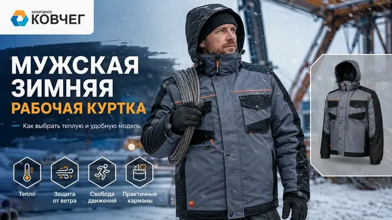 Мужская зимняя рабочая куртка: как выбрать теплую и удобную модель