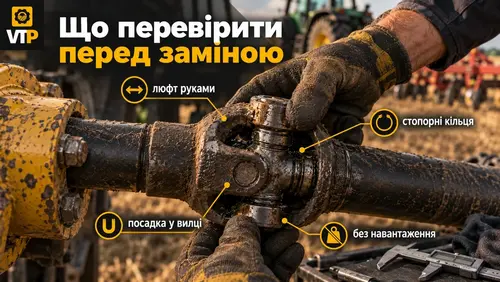 Що перевірити перед заміною хрестовини