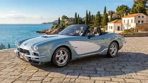 В Японии будут выпускать необычный гибрид Mazda и классического Chevrolet Corvette 60...