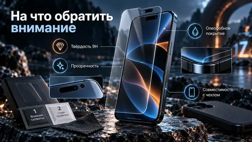 На что обратить внимание при выборе стекла для айфона
