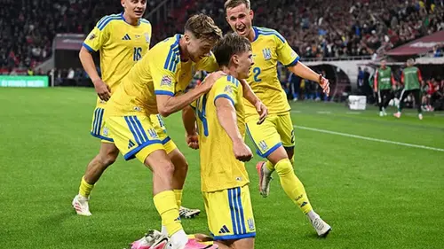 Сборная Украины завершила матч со сборной Венгрии с одним голом