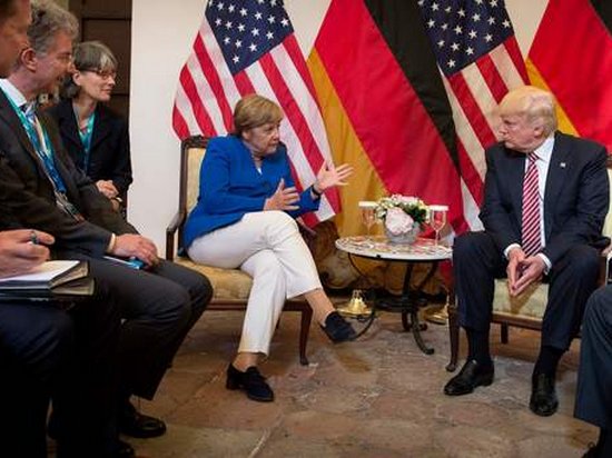 Ангела Меркель обсудила с Дональдом Трампом Украину
