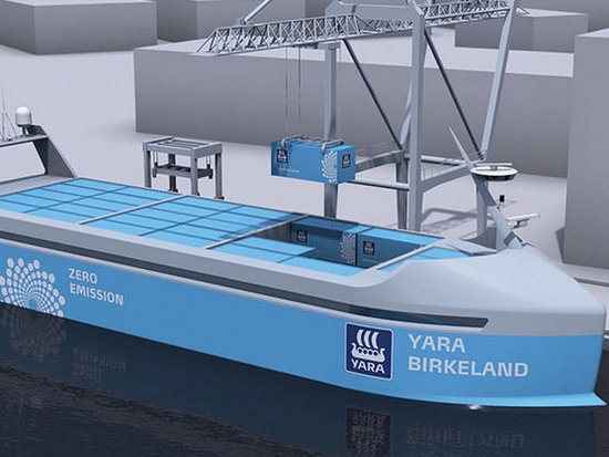 В Норвегии стартовало строительства нового морского судна с автопилотом (видео)