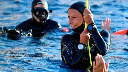 Украинская чемпионка Европы и мира по фридайвингу установила мировой рекорд