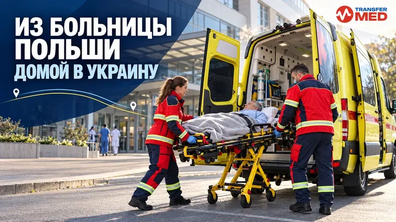 Как забрать лежачего пациента из больницы в Польше в Украину?