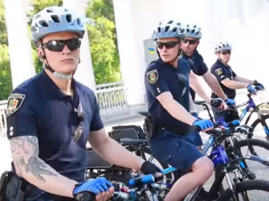 В Кривом Роге появился полицейский велопатруль (видео)