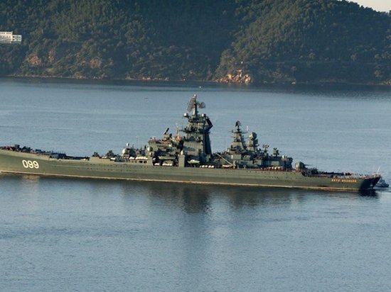 РФ перебрасывает крейсер Петр Великий на Балтику