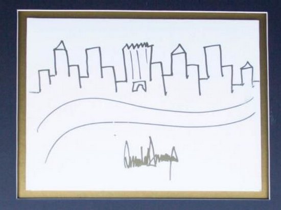 Рисунок Трампа продадут на аукционе со стартовой ценой $9 тыс