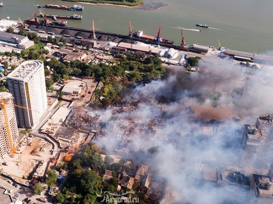 Крупный пожар в Ростове: сгорело более 80 домов (видео)
