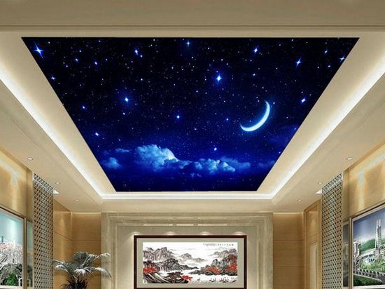 Современные натяжные потолки «Звездное небо» от Деми-Луне