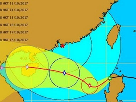Новый мощный шторм Ханун угрожает Китаю, Филиппинам и Вьетнаму