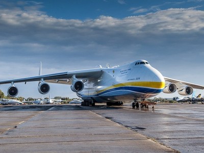 Англичан впечатлил полет украинского самолета АН-225 «Мрия» (видео)