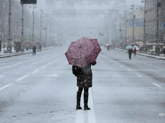 В Украине ожидаются порывы ветра и мокрый снег