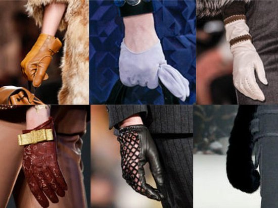 Стрейчевые и кожаные перчатки для осени и зимы