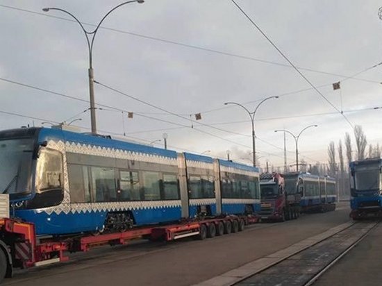 Киев получил новую партию польских трамваев